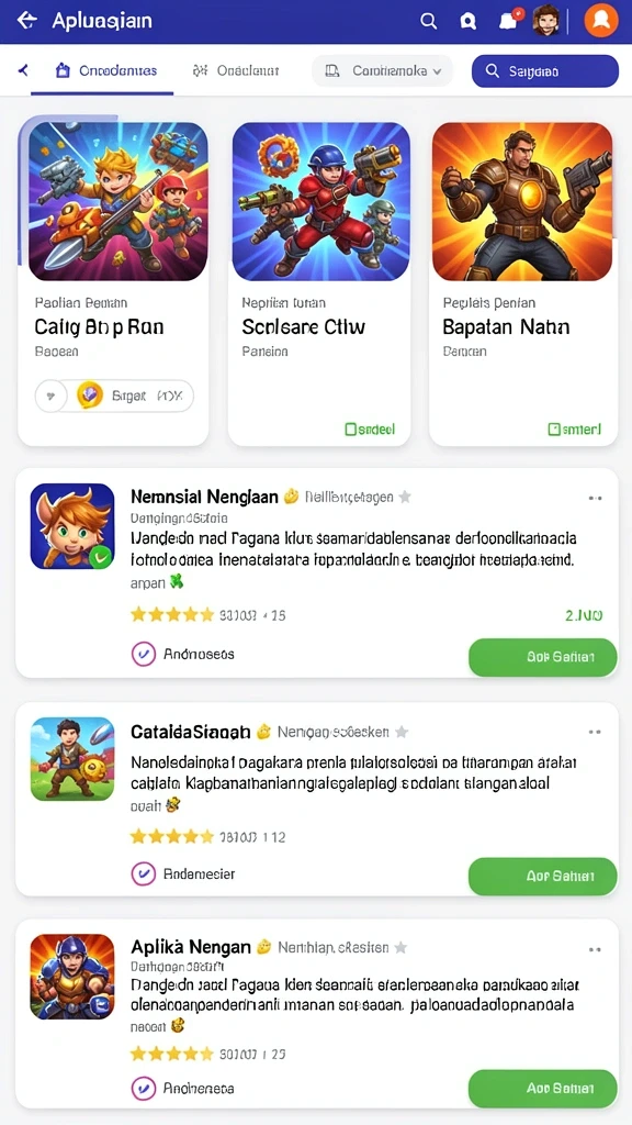 Screenshot menunjukkan pemain bersaing dalam turnamen.