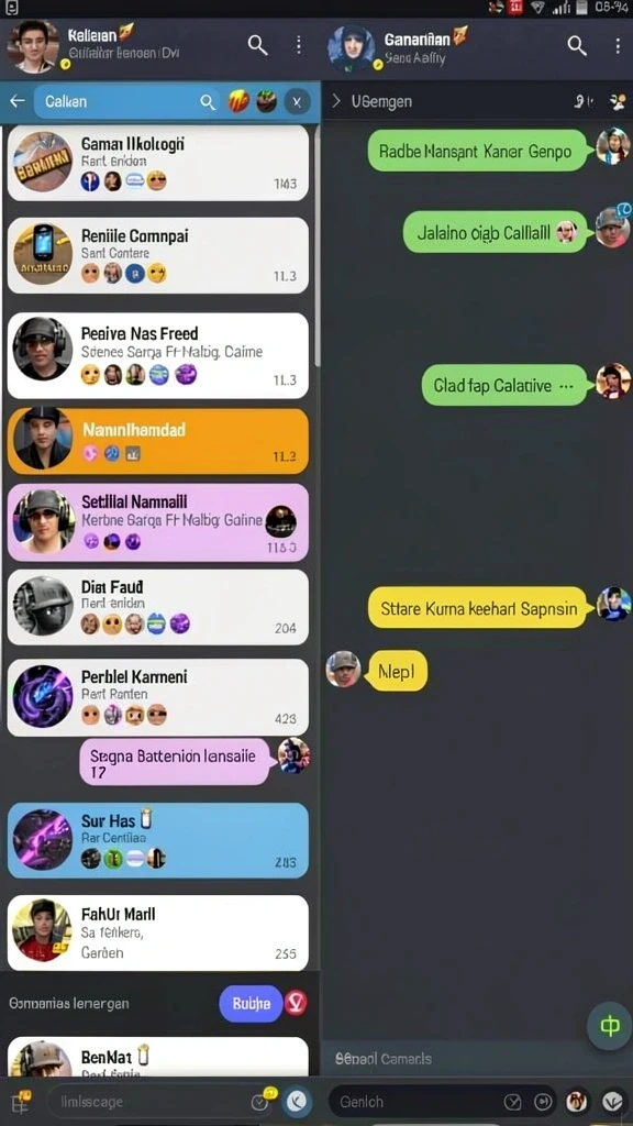 Berbagai pilihan tema permainan yang menarik.