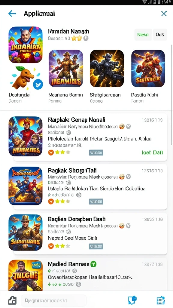 Tampilan antarmuka yang menarik dan user-friendly.