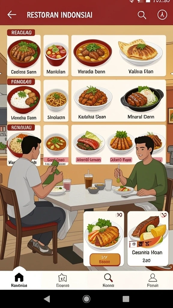 Tampilan antarmuka yang ramah pengguna.