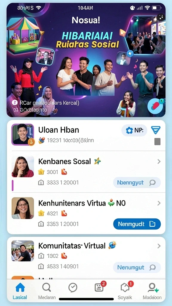 Gameplay dengan karakter unik yang menarik.