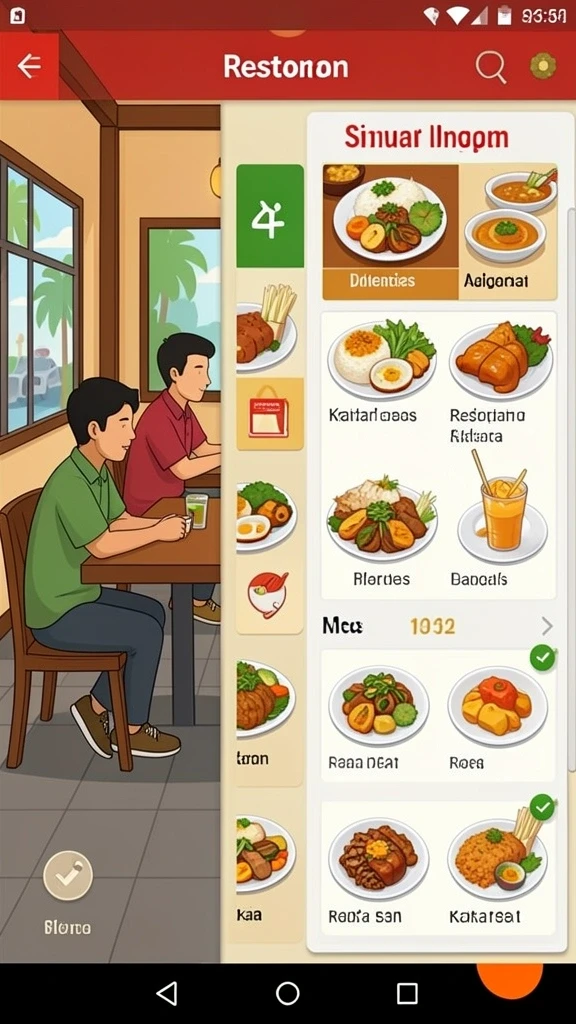 Berbagai karakter unik yang bisa dipilih dalam game.