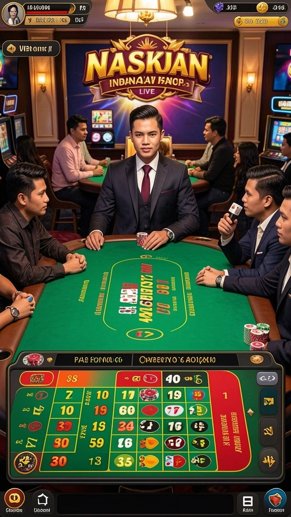Fitur statistik membantu pemain memilih angka dengan tepat.