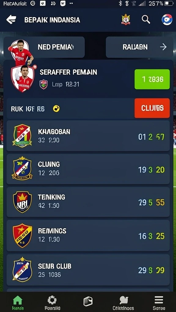Fitur kompetisi yang seru dan menegangkan.