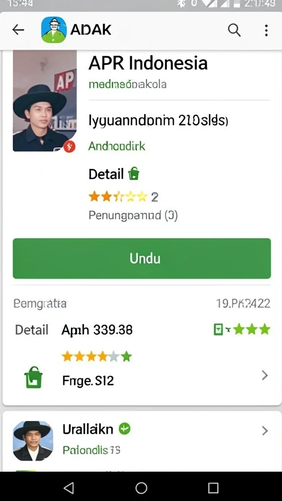 Layar permainan yang penuh warna dan aksi.