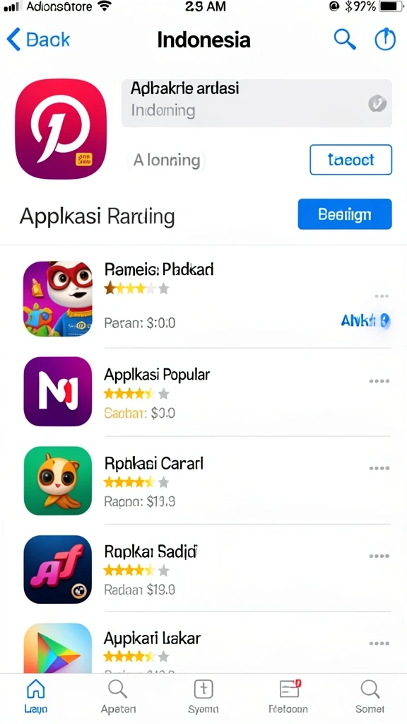 Screenshot menampilkan menu utama yang menarik dan mudah digunakan.