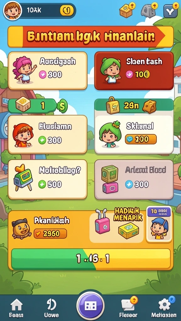 Tangkapan layar menampilkan aksi seru dalam game.