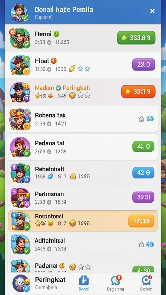 Tampilan antarmuka yang intuitif dan user-friendly.