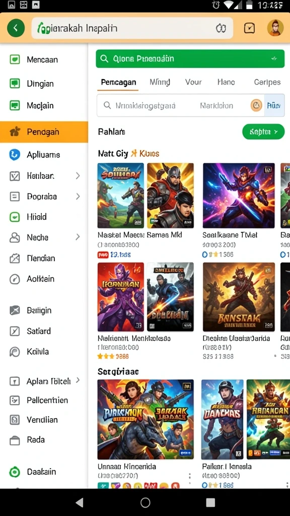 Tampilan antarmuka yang menarik dan mudah dinavigasi.