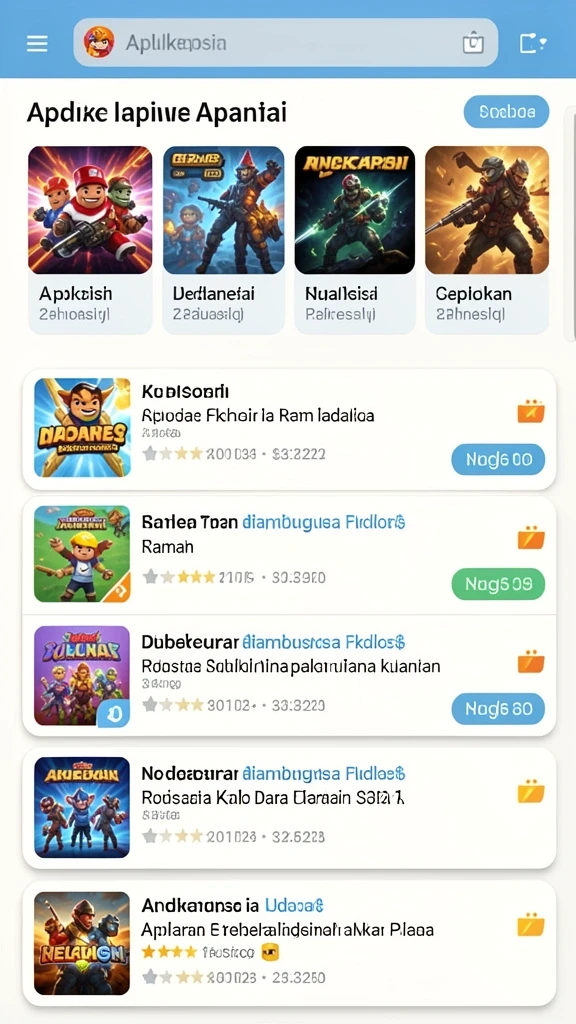 Karakter unik dengan desain yang menarik.
