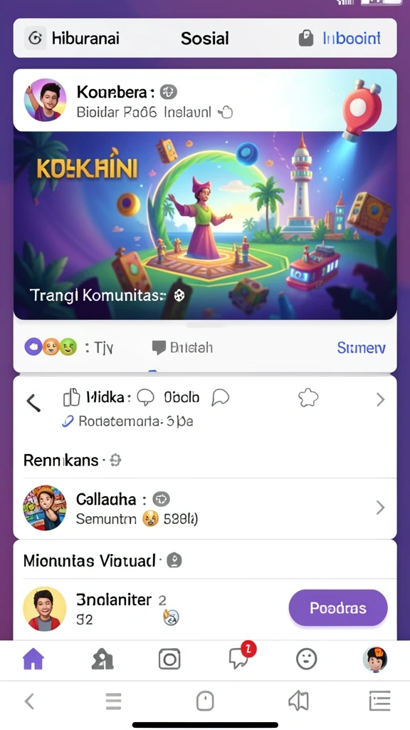 Beragam permainan menarik untuk semua kalangan.