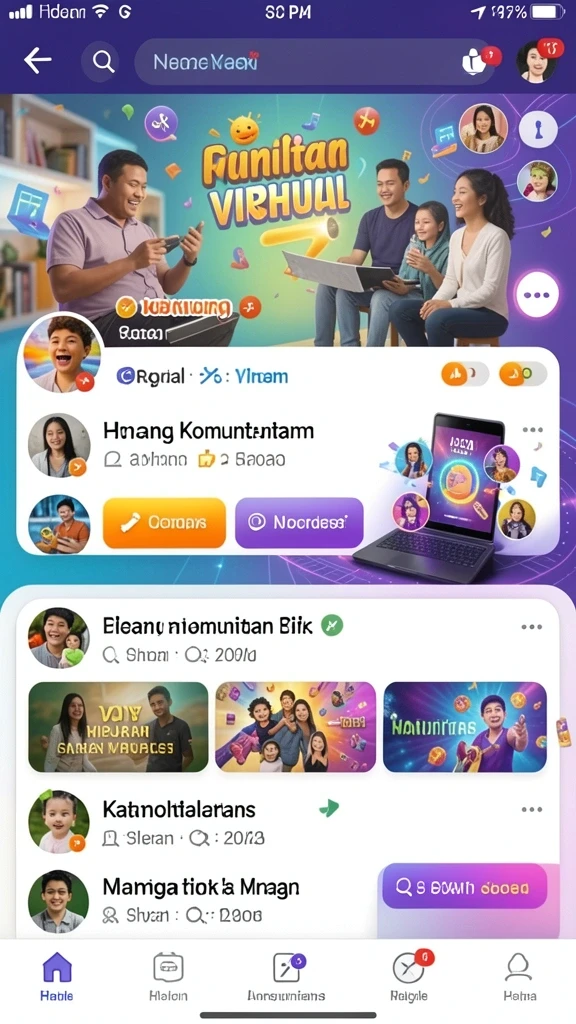 Tampilan awal aplikasi IDCJOKER yang menarik.