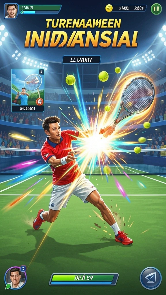 Interaksi seru dengan karakter game.