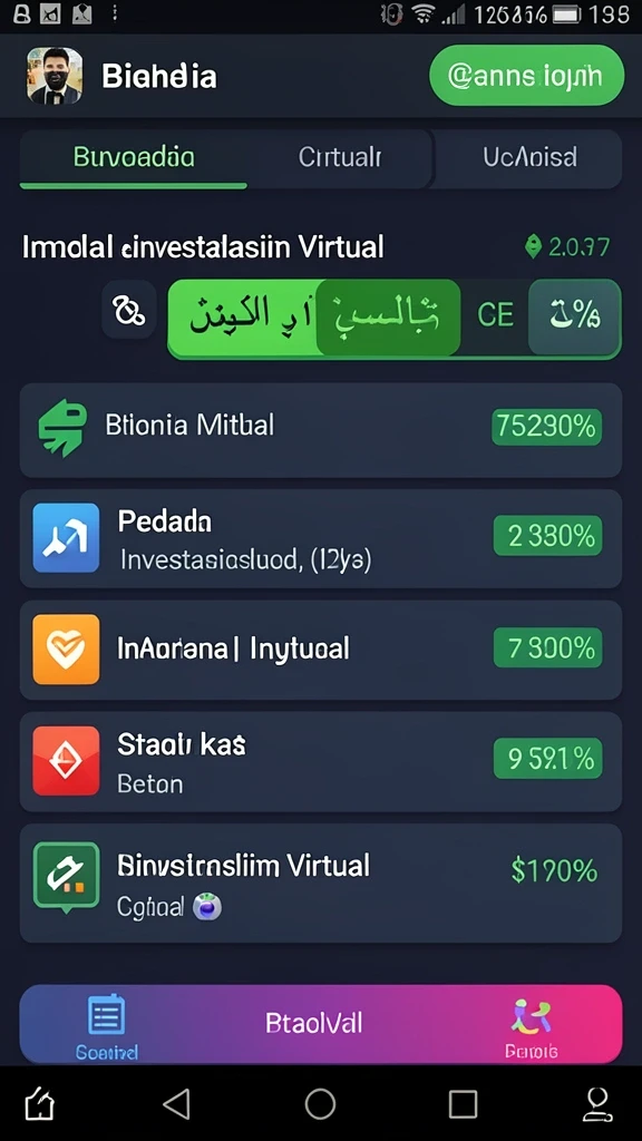 Screenshot memperlihatkan fitur bonus yang menggiurkan.