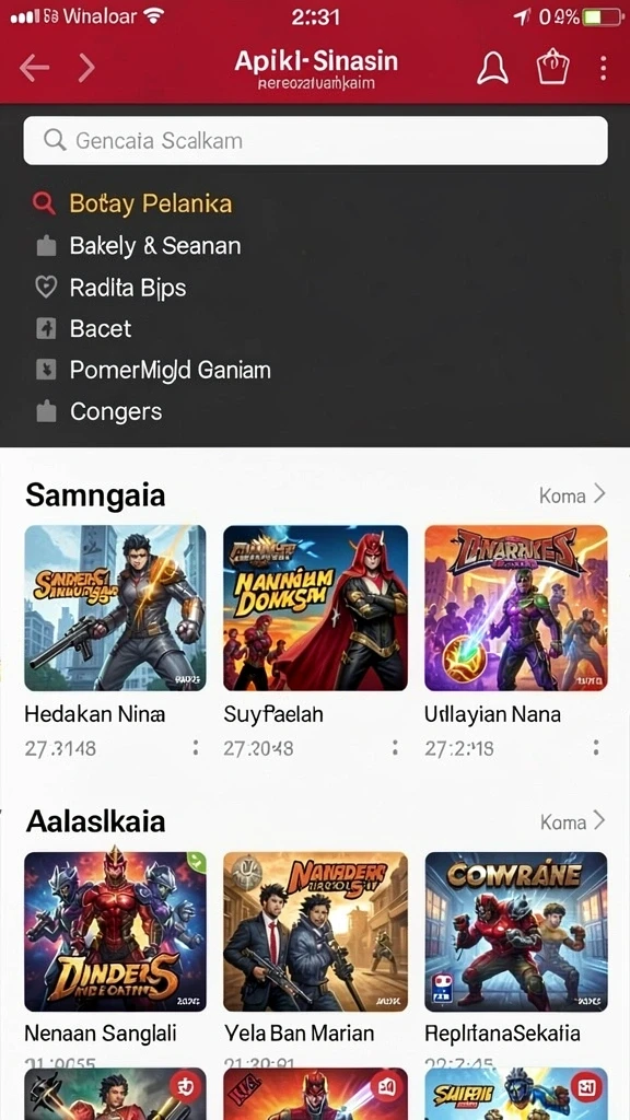 Fitur turnamen yang menantang dan mengasyikkan.