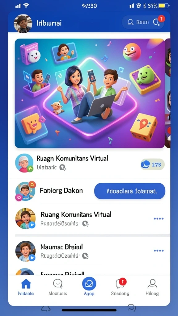 Karakter yang dapat dipilih dengan variasi yang beragam.