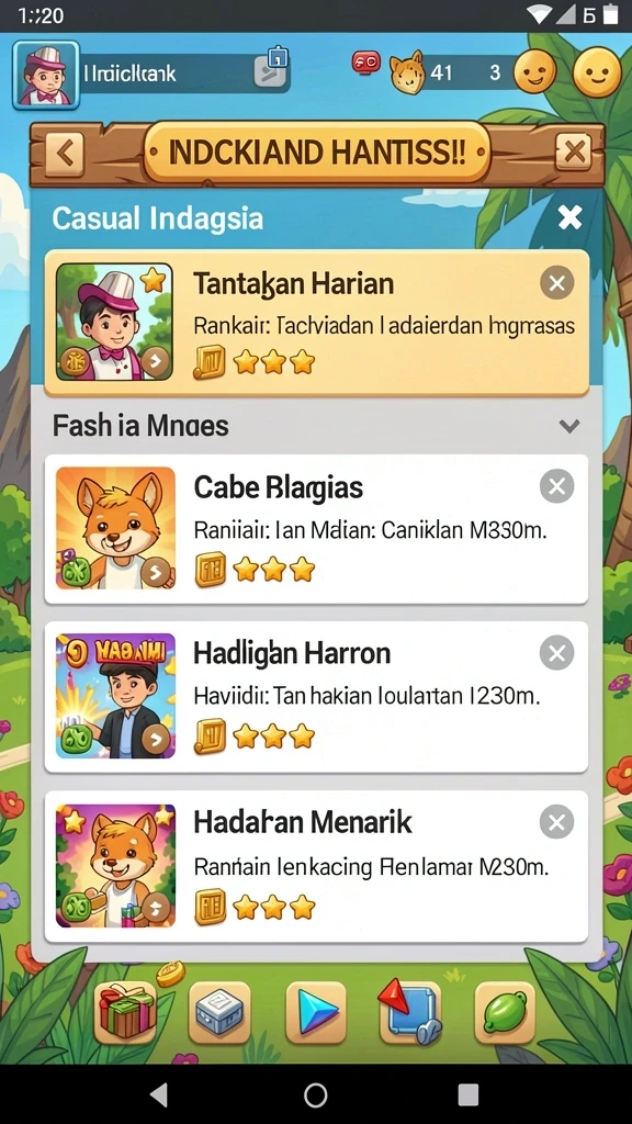 Pemandangan menakjubkan dari dunia fantasi PP444.