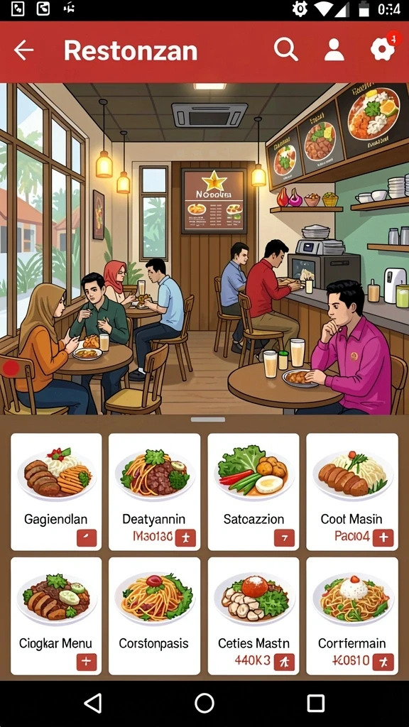 Menampilkan tampilan antarmuka utama QQSLOT.