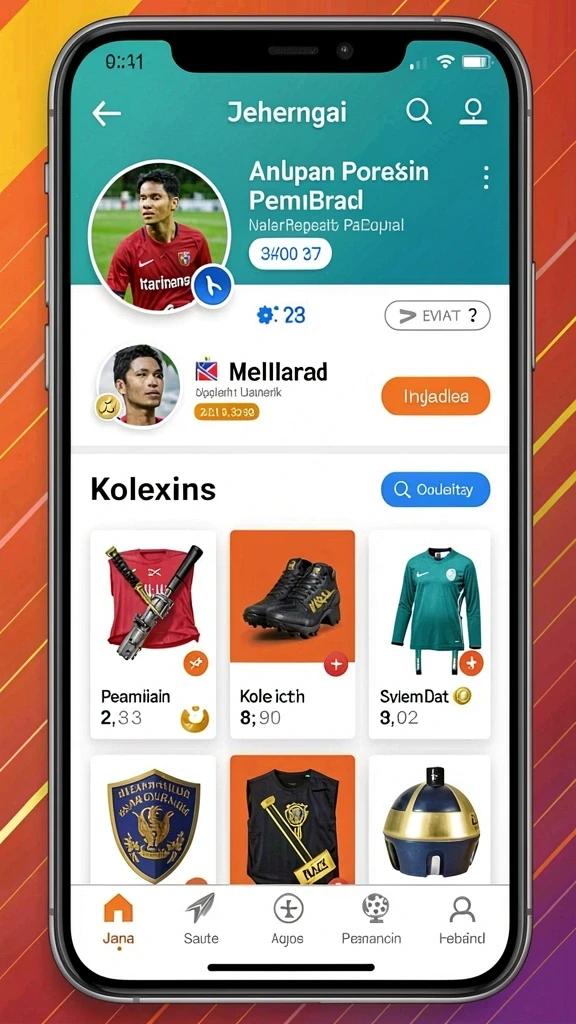 Tampilan antarmuka yang sederhana dan menarik.