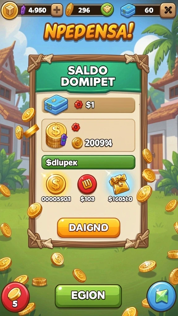 Screenshot ini menunjukkan tampilan karakter utama dalam aksi.