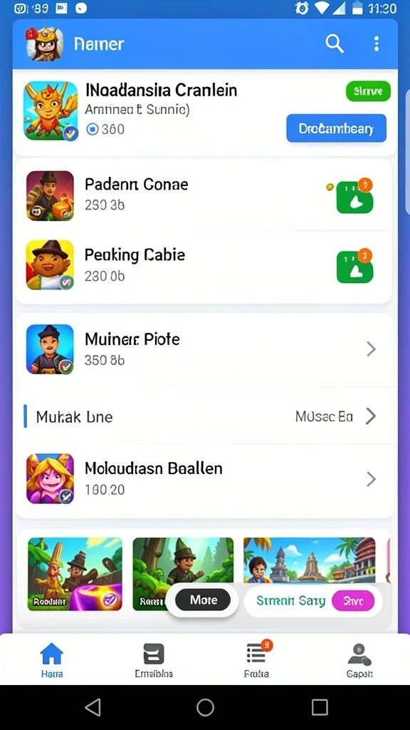 Petualangan seru di dunia fantasi.