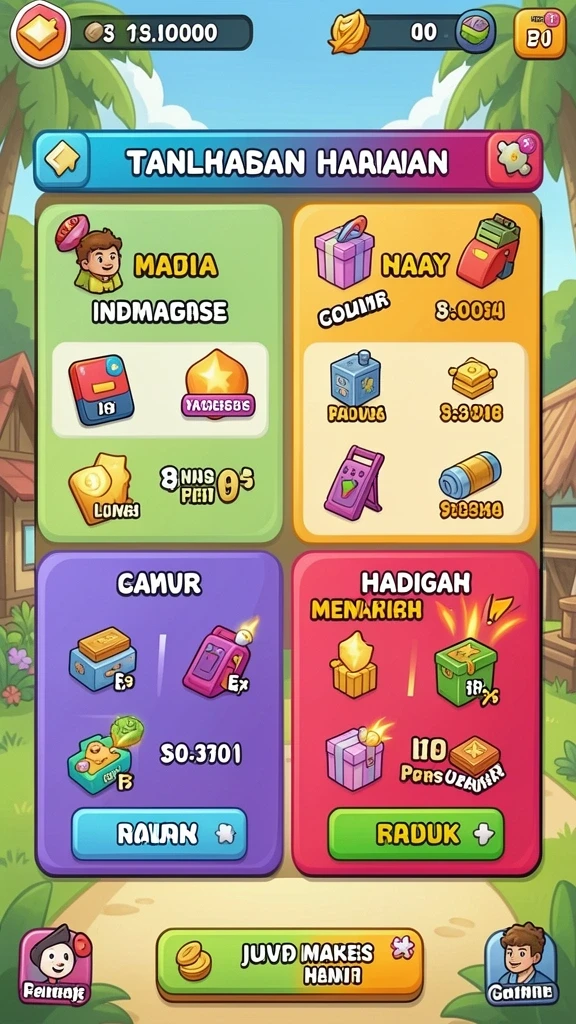 Tangkapan layar menampilkan momen seru dalam permainan.